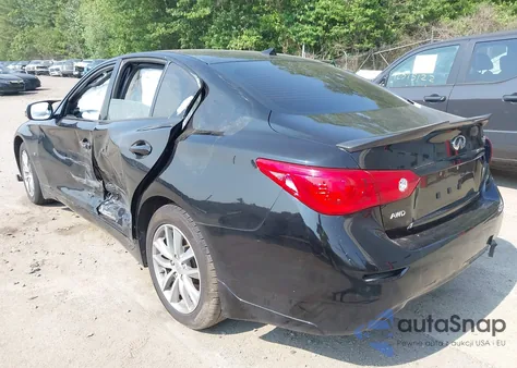 2015 Infiniti Q50 from USA, damaged, VIN JN1BV7AR9FM413720